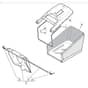 462 PD - 2010 - 299482238/M10 - Mountfield Rotary Mower Grass Bag Diagram