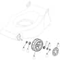 462R PD - 2007 - 294487033/MO7 - Mountfield Rotary Mower Wheels Diagram