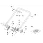46 PD ES - 2005 - 294885923/MOU - Mountfield Rotary Mower Lower Handle Diagram