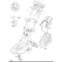 46 PD H - 2003 - 23-3603-72 - Mountfield Rotary Mower Handle Diagram