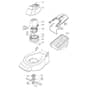 46 R PD - 2006 - 23-3734-75 - Mountfield Rotary Mower Blade Diagram