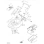 46R HP - 2004 - 23-3381-73 - Mountfield Rotary Mower Grass Bag Diagram