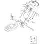 480R - 2004 - 12-5786-81 - Mountfield Rotary Mower Handle Diagram