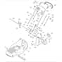 480R - 2005 - 12-5786-82 - Mountfield Rotary Mower Handle Diagram