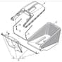 480R - 2005 - 292505033/MOR - Mountfield Rotary Mower Grass Bag Diagram