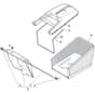 4810 PD INOX - 2009 - 291477043/M09 - Mountfield Rotary Mower Grass Bag Diagram