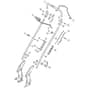 481 PD 4S AVS - 2010 - 290503043/M10 - Mountfield Rotary Mower Upper Handle Diagram