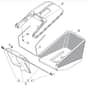 4820 HP - 2010-2011 - 294484223/MTF - Mountfield Rotary Mower Grass Bag Diagram