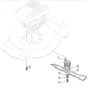 4820 PD BW - 2012-2014 - 299486023/MTF - Mountfield Rotary Mower Blade Diagram