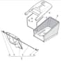 4820 PD BW - 2012-2014 - 299486023/MTF - Mountfield Rotary Mower Grass Bag Diagram