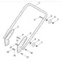 4820 PD BW - 2012-2014 - 299486023/MTF - Mountfield Rotary Mower Lower Handle Diagram