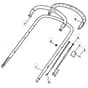 4830 PD INOX - 2009 - 291477033/M09 - Mountfield Rotary Mower Upper Handle Diagram