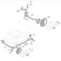 484 WS-B - 2017-2019 - 295496028/AMZ - Mountfield Rotary Mower Height Adjusting Diagram