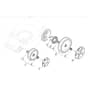484 WS-B - 2017-2019 - 295496028/AMZ - Mountfield Rotary Mower Wheels Diagram