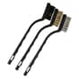 3 Piece Abrasive Brush Set - Nylon/Brass/Wire