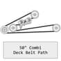 Genuine Countax & Westwood 50" Mulching/ Combi Cutter Deck Belt (Blade Spindle) - 228000900