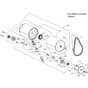 Masport 500 - 019086 - Jan 2011  7411242 - Rear Roller Assembly