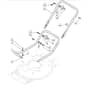 5010 HP - 2008 - 291501043/M08 - Mountfield Rotary Mower Lower Handle Diagram