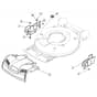5010 HP - 2008 - 291501043/M08 - Mountfield Rotary Mower Mask Diagram