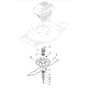 5010 PD SILENT - 2008 - 291552043/M08 - Mountfield Rotary Mower Blade Diagram