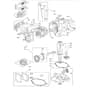 514 PD - 2008-2009 - 294538043/UM8 - Mountfield Rotary Mower WBE0701 Engine Diagram