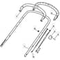 514 PD_ES - 2009 - 29458543/UM9 - Mountfield Rotary Mower Upper Handle Diagram