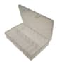 Clear Assortment Box, cw 8 Dividers (Removable Flip-Top Lid)