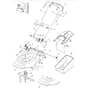 51 PD - 2005 - 23-5681-74 - Mountfield Rotary Mower Handle Diagram