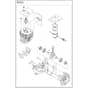 Husqvarna 525RX Mark II - 970446601 - Short Block