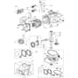 5310 PD - 2008 - 291572043/C - Mountfield Rotary Mower Engine - ST.WBE0701 Diagram