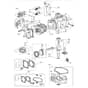 5310 PD BW INOX - 2009 - 291597043/MI9 - Mountfield Rotary Mower Engine WBE0704 Diagram