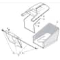 5310 PD BW INOX - 2009 - 291597043/MI9 - Mountfield Rotary Mower Grass Bag Diagram