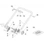 5320 PD BW - 2008 - 294537023/M08 - Mountfield Rotary Mower Lower Handle Diagram