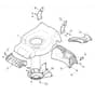 534 WSQ_B - 2017-2019 - 295545828/AMZ - Mountfield Rotary Mower Deck Diagram