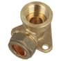 Wall Plate Elbow (15mm to 1/2" Babcock Tap)