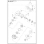 Husqvarna 543RS - 966779901 - Bevel Gear 01