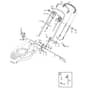 550 R - 2004 - 12-9786-79 - Mountfield Rotary Mower Handle Diagram