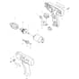 Makita 601D - Cordless Driver Drill - Power Tool Diagram