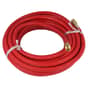1/4" ID x 50FT Air Hose Rubber With Brass Fittings