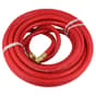 1/4" ID x 50FT Air Hose Rubber With Brass Fittings