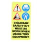Chainsaw Safety Sticker