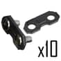 WAR TEC Chainsaw Chain Joining Links, 3/8" .063" (1.6mm) - Pack of 10