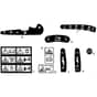 625M - 2004 - 13-2659-14 - Mountfield Ride On Mower Labels Diagram