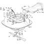 625M - 2006 - 13-2659-16 - Mountfield Ride On Mower 63cm Deck Diagram