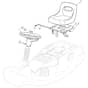 625M - 2003-2006 - 299970613/MOU - Mountfield Ride On Mower Seat Diagram