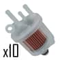 Hatz 1B20 1B30 1B40 1B50 Fuel Filter, Pack Of 10