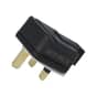 Black Rubber Plug, 13 Amp (Perma Plug)