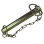 Trailer Towing Hitch Pin (28mm 1 1/8" Diameter) Linchpin & Chain