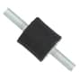 Anti-Vibration Mount Male M6 (D 20mm, H 19mm, Stud Length 17mm)