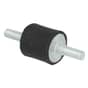 Anti-Vibration Mount Male M6 (D 20mm, H 19mm, Stud Length 17mm)